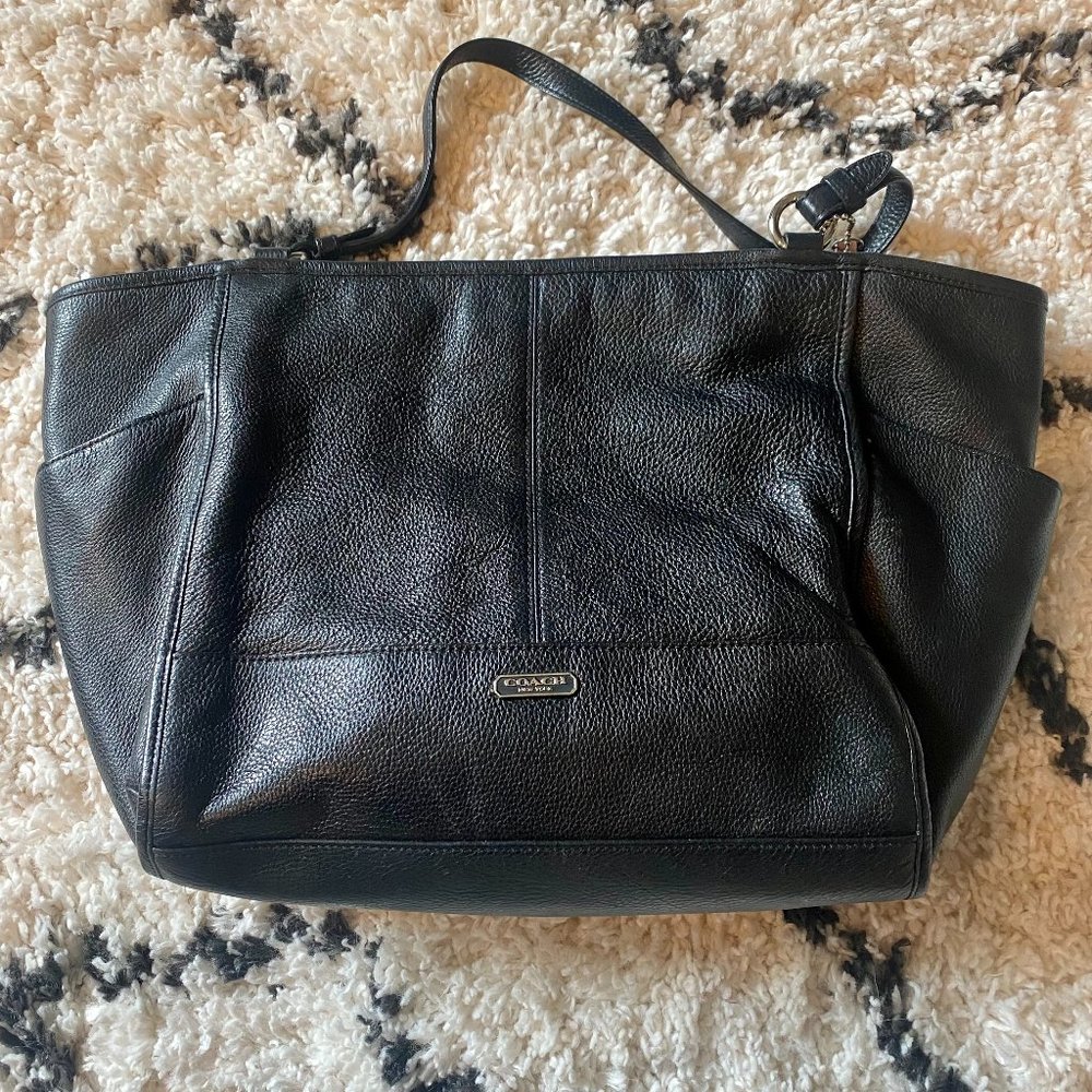 Coach Black Leather Purse